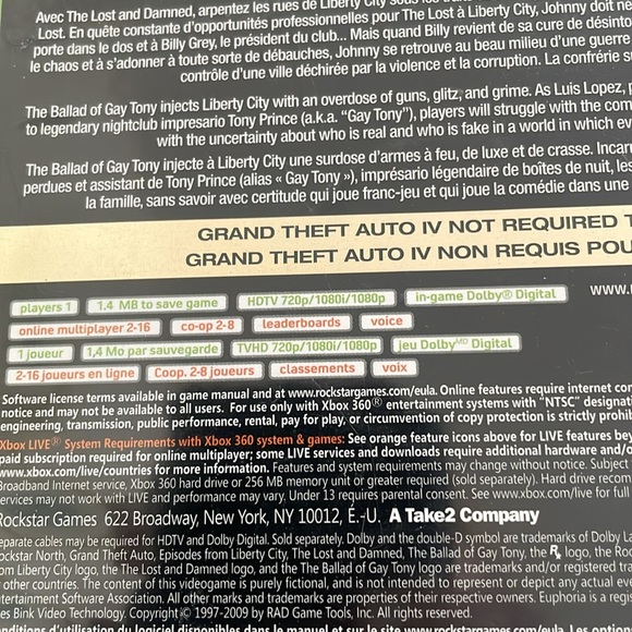 GRAND THEFT AUTO: EPISODES FROM LIBERTY CITY - XBOX 360 - Picture 6 of 12